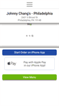 Mobile Screenshot of johnnychangsphilly.com