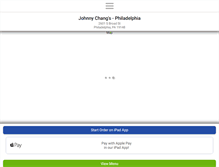 Tablet Screenshot of johnnychangsphilly.com